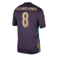 Camiseta Inglaterra Alexander-Arnold #8 Visitante Equipación Eurocopa 2024 manga corta